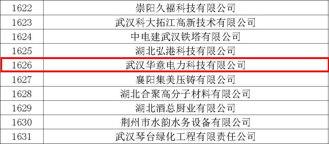 湖北省科技創(chuàng  )新優(yōu)秀企業(yè)華意電力再次入選.jpg